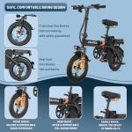Askmy Folding Electric Bike with 750W Motor