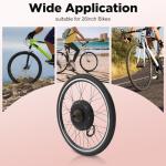 48V 1000W Electric Bike Conversion Kit for 26-Inch