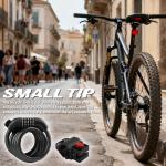 5-Digit Resettable Bike Lock Cable with Bracket