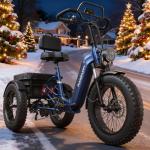 PUCKIPUPPY Adult Electric Trike with Full Suspension