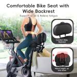 Coolwufan Oversized Bike Seat with Backrest