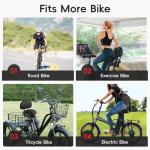 Coolwufan Oversized Bike Seat with Backrest