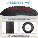 MEGHNA 16 x 4.0 inch Fat Bike Tires