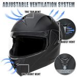 DOT Approved Full Face Motorcycle Helmet for Adults