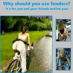 Fat-Cattie 26" Fat Bike Mudguard Set