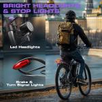 PUJH 1500W 29'' Fast Electric Bike for Adults