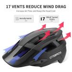 GTSBROS Adjustable Mountain Bike Helmet for Adults