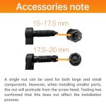 Homieway 360° Adjustable Bike Handlebar Mirrors