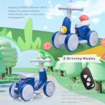 JoyRydz 6V Electric Baby Balance Bike with Bubbles