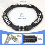 Topcrown 90cm Combination Bike Lock for Security