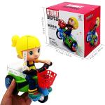 Tipmant Kids Electric Cartoon Tricycle with Lights