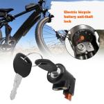 Electric Bike Battery Lock with 2 Keys for Vitesse