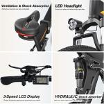 Wooken 26" Fat Tire Folding Electric Bike