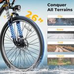 Jasion EB5 Electric Mountain Bike with 750W Motor