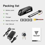 Yose Power 52V 13Ah Down Tube Ebike Battery