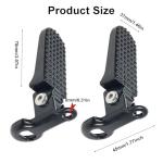 Reicyfang Aluminum Non-Slip Bike Foot Pegs