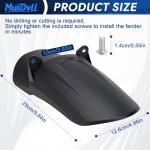 MurDvll Rear Shock Fender for SurRon & Segway