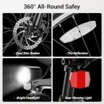 YOLOWAY 750W Electric Bike with 40-Mile Range