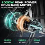 Vivi 1000W Step-Through Electric Cruiser Bike