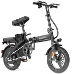 Folding Electric Bike for Adults and Teens, 14" Foldable E-Bike with 500W Motor, Commuter Mini E Bikes with 48V Removable Battery UL 2849 Certified, Electric Bicycle with 25 Miles PAS Range (Black)