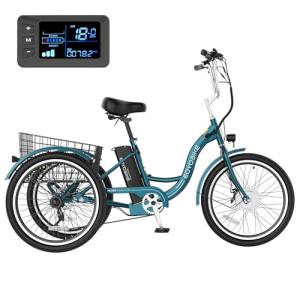 MOONCOOL Electric Tricycle for Adults, 350W/500W