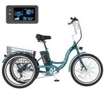 MOONCOOL Electric Tricycle for Adults, 350W/500W