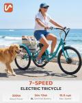 VIRIBUS 350W Electric Tricycle for Adults