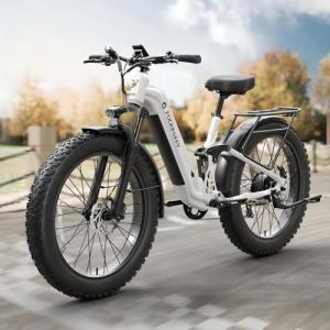 PUCKIPUPPY 960W Full Suspension Adult Electric Bike