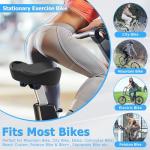 Oversized Padded Bike Seat for Ultimate Comfort