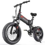 Wooken Folding Electric Bike with Fat Tires