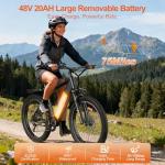 ZEFIORA 1500W Electric Mountain Bike for Adults