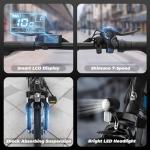 VARUN 750W Folding Electric Bike with 40-Mile Range