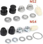 PurYupearl E-Bike Front Hub Motor Lock Nut Set