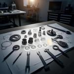 E-Bike Hub Motor Axle Set with Lock Nut