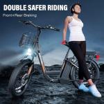 Caroma Peak 500W Fat Tire Electric Bike 20