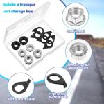 Xelsluthe 12 PCS Ebike Hub Washer Set