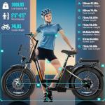 Caroma Peak 500W Fat Tire Electric Bike 20