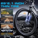 1500W Adult E-Bike - 80 Mile Range, White