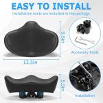 Oversized Padded Bike Seat for Ultimate Comfort