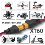 Zibee 12AWG 3.3FT XT60 Extension Cable