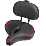 Comfortable Oversized Bike Seat with Backrest