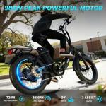 WINDHORSE 20" Foldable Electric Bike with Fat Tires