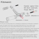 Foldable 90-Degree Universal Footrests for Electric Bikes