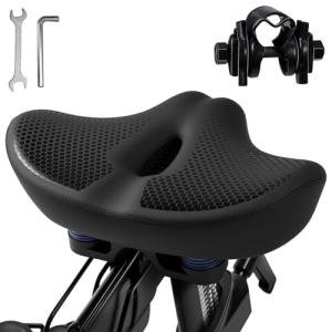 Extra Wide Noseless Bike Seat Cushion for Comfort