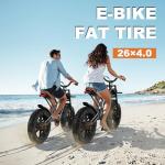 MOHEGIA 26x4.0-inch Fat Tire Replacement Set