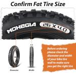 MOHEGIA 26x4.0-inch Fat Tire Replacement Set