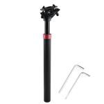Azarxis Bike Suspension Seatpost Shock Absorber Damper Post 27.2 28.6 30.4 30.9 31.6 mm, 350mm Length Lightweight Aluminum Alloy Adjustable for Mountain, Road, E-Bike, MBT, BMX, DH Bicycle (27.2mm)