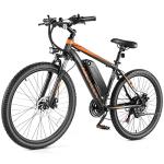 ANCHEER Electric Bike for Adults, [Peak 750W Motor] Electric Mountain Bike, 26" Sunshine Commuter Ebike, 55 Miles 22MPH Electric Bicycle with 48V/374Wh Battery, LCD Display, 21Speed, Front Suspension
