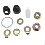 Meuey Lyot Electric Bicycle Wheel Lock Nuts E-Bike Hub Motor Mounting Screw Set M14 bass Bike hub nut Bike Safety Washers Motor Axle Bolt for Electric Bike Scooter 1 Set