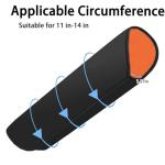 1P-Large Size EBike Battery Cover Waterproof, Bicycle Frame Battery Protector Cover - Neoprene Dustproof Battery Sleeve for Cold Weather, Extend Battery Life